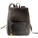 XL kožený batoh na notebook 711 černý